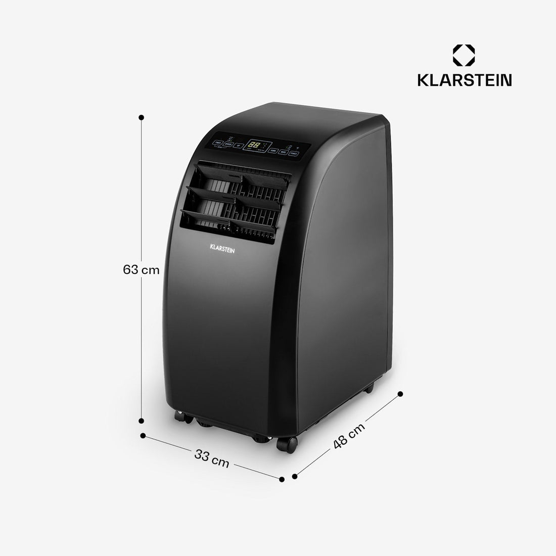 Metrobreeze Rome Smart 10000 BTU Mobile Klimaanlage Schwarz