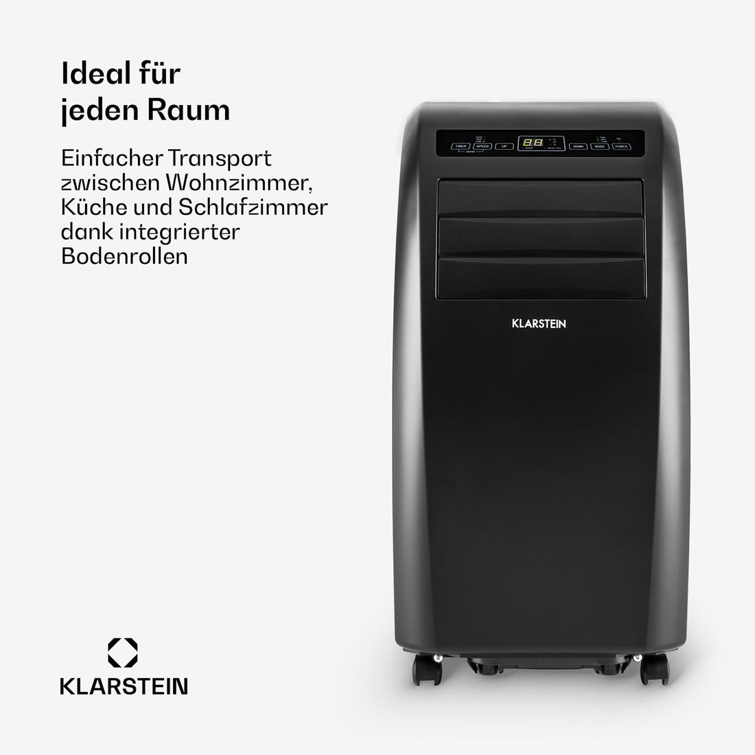 Metrobreeze Rome Smart 10000 BTU Mobile Klimaanlage Schwarz