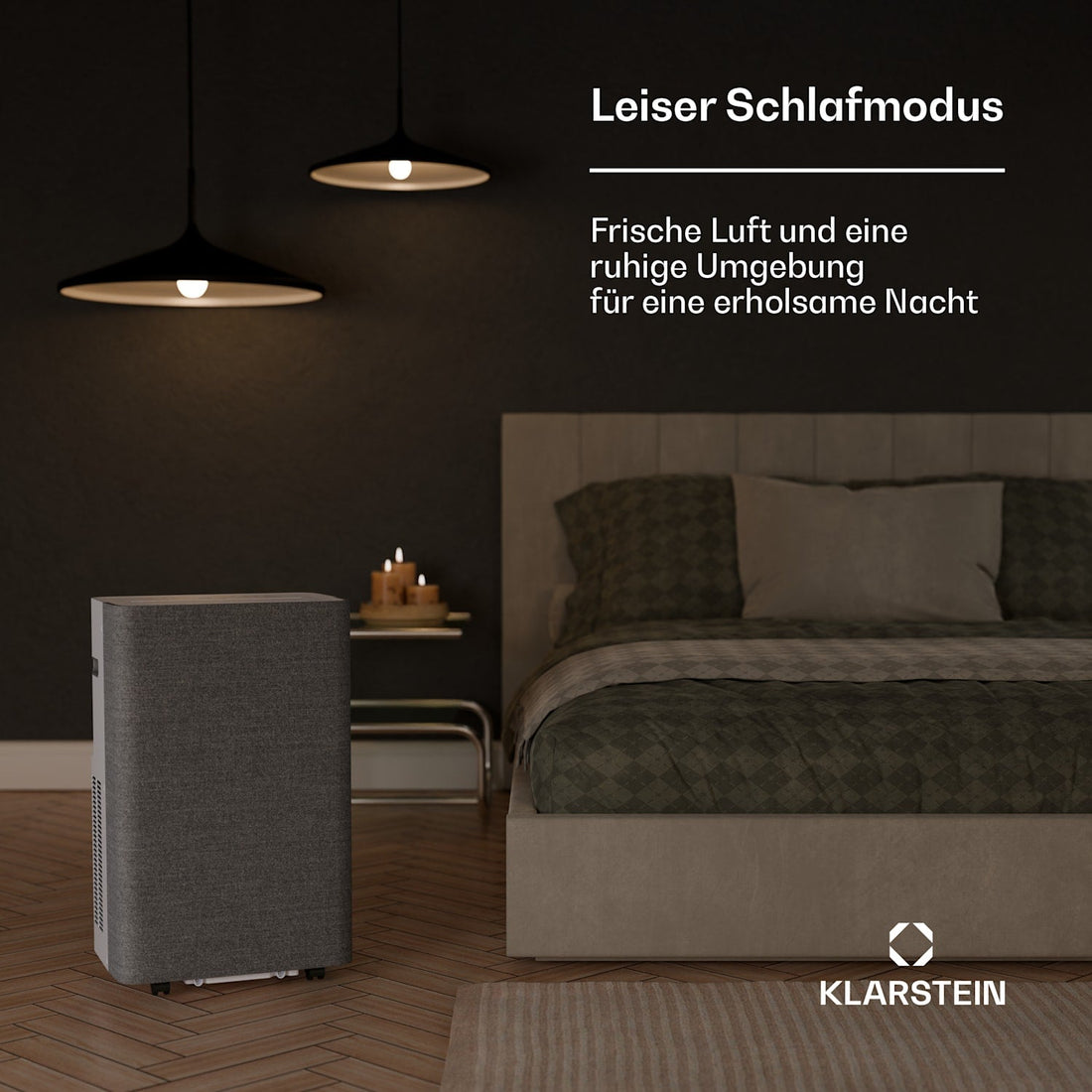 AireLux Smart 14000 BTU Mobile Klimaanlage Grau
